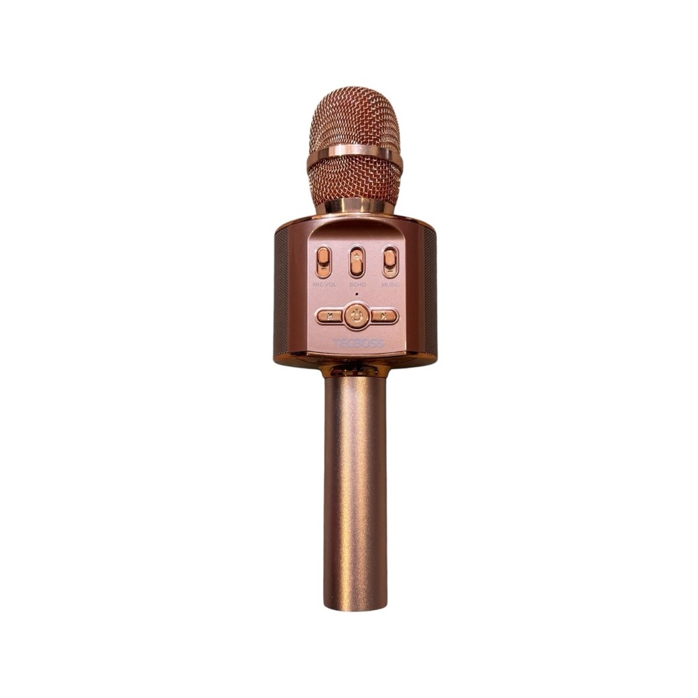 Tecboss Brand Rose Gold Karaoke Microphone